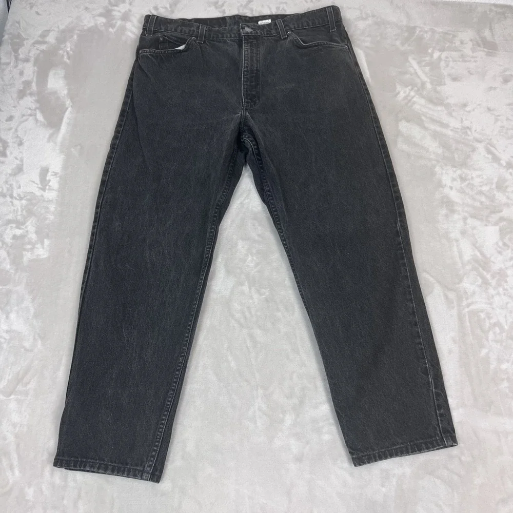 Vintage Levis 550 Jeans Mens 38x27* Black Relaxed‎ Fit Tapered Grunge Skater 90s